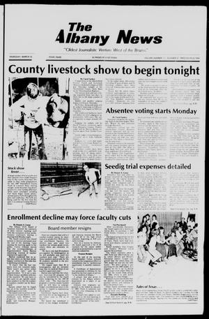 The Albany News (Albany, Tex.), Vol. 111, No. 39, Ed. 1 Thursday, March 12, 1987