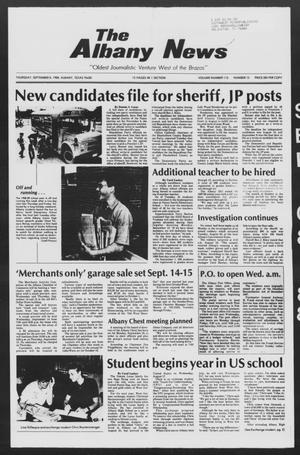The Albany News (Albany, Tex.), Vol. 113, No. 13, Ed. 1 Thursday, September 8, 1988