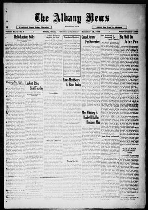The Albany News (Albany, Tex.), Vol. 49, No. 7, Ed. 1 Friday, November 17, 1933