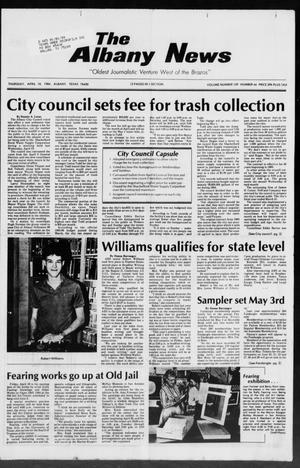 The Albany News (Albany, Tex.), Vol. 109, No. 44, Ed. 1 Thursday, April 18, 1985