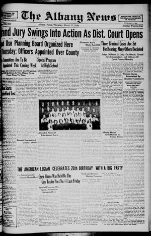 The Albany News (Albany, Tex.), Vol. 54, No. 24, Ed. 1 Thursday, March 23, 1939