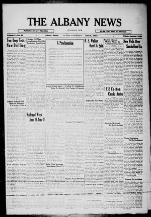 The Albany News (Albany, Tex.), Vol. 50, No. 35, Ed. 1 Thursday, June 6, 1935