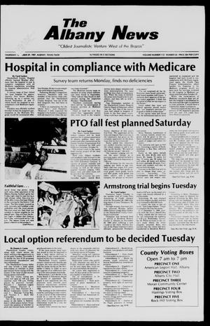 The Albany News (Albany, Tex.), Vol. 112, No. 20, Ed. 1 Thursday, October 29, 1987