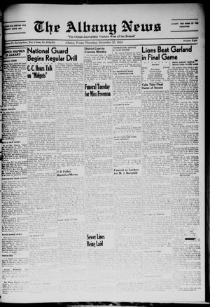 The Albany News (Albany, Tex.), Vol. 65, No. 8, Ed. 1 Thursday, November 25, 1948