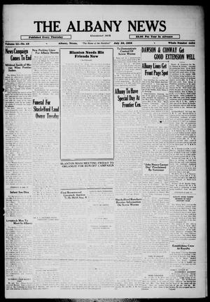 The Albany News (Albany, Tex.), Vol. 51, No. 43, Ed. 1 Thursday, July 30, 1936