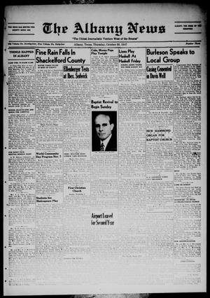 The Albany News (Albany, Tex.), Vol. 64, No. 3, Ed. 1 Thursday, October 30, 1947