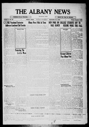 The Albany News (Albany, Tex.), Vol. 50, No. 50, Ed. 1 Thursday, September 19, 1935