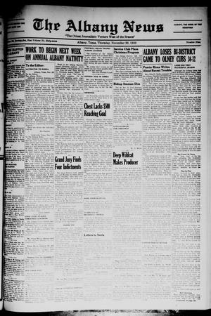 The Albany News (Albany, Tex.), Vol. 67, No. 9, Ed. 1 Thursday, November 30, 1950