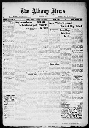 The Albany News (Albany, Tex.), Vol. 49, No. 40, Ed. 1 Thursday, July 5, 1934