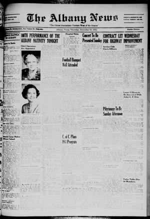The Albany News (Albany, Tex.), Vol. 69, No. 13, Ed. 1 Thursday, December 18, 1952