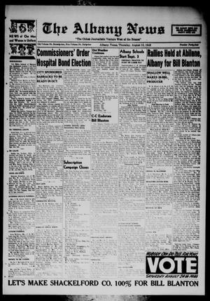The Albany News (Albany, Tex.), Vol. 62, No. 44, Ed. 1 Thursday, August 15, 1946