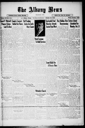 The Albany News (Albany, Tex.), Vol. 48, No. 4, Ed. 1 Friday, October 28, 1932