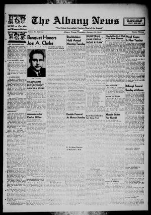 The Albany News (Albany, Tex.), Vol. 62, No. 13, Ed. 1 Thursday, January 10, 1946