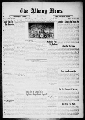 The Albany News (Albany, Tex.), Vol. 49, No. 28, Ed. 1 Thursday, April 12, 1934
