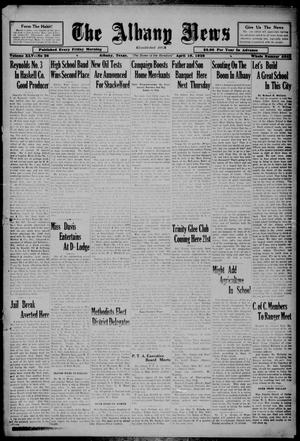 The Albany News (Albany, Tex.), Vol. 45, No. 28, Ed. 1 Friday, April 19, 1929