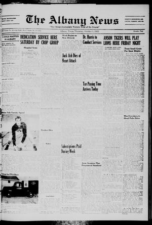 The Albany News (Albany, Tex.), Vol. 70, No. 2, Ed. 1 Thursday, October 1, 1953