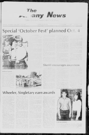 Primary view of object titled 'The Albany News (Albany, Tex.), Vol. 111, No. 15, Ed. 1 Thursday, September 25, 1986'.