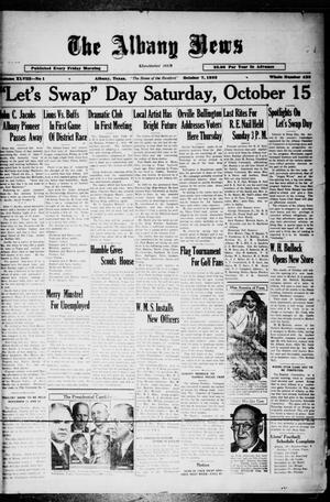 The Albany News (Albany, Tex.), Vol. 48, No. 1, Ed. 1 Friday, October 7, 1932