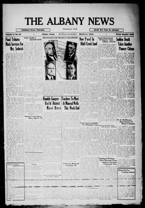 The Albany News (Albany, Tex.), Vol. 50, No. 23, Ed. 1 Thursday, March 14, 1935