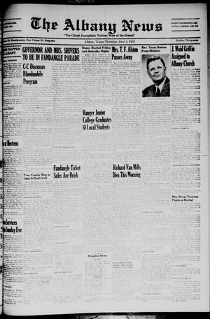 The Albany News (Albany, Tex.), Vol. 69, No. 37, Ed. 1 Thursday, June 4, 1953