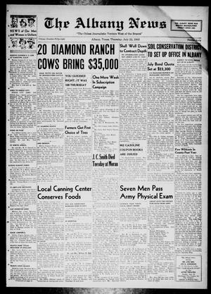 The Albany News (Albany, Tex.), Vol. 58, No. 40, Ed. 1 Thursday, July 22, 1943