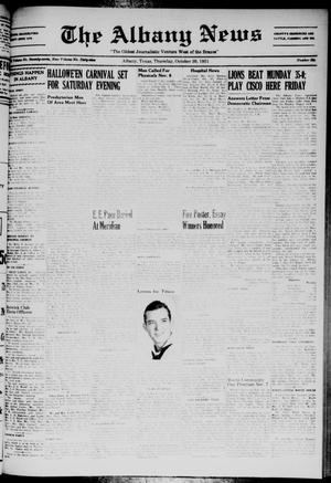 The Albany News (Albany, Tex.), Vol. 69, No. 6, Ed. 1 Thursday, October 30, 1952