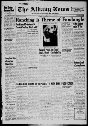The Albany News (Albany, Tex.), Vol. 56, No. 38, Ed. 1 Thursday, July 3, 1941