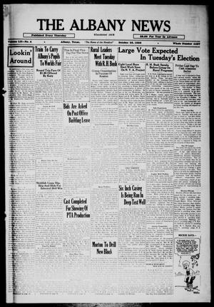 The Albany News (Albany, Tex.), Vol. 52, No. 4, Ed. 1 Thursday, October 29, 1936