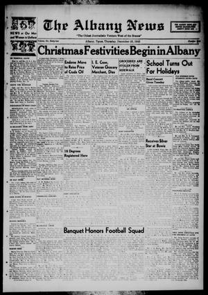 The Albany News (Albany, Tex.), Vol. 62, No. 10, Ed. 1 Thursday, December 20, 1945
