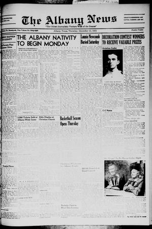 The Albany News (Albany, Tex.), Vol. 68, No. 12, Ed. 1 Thursday, December 13, 1951