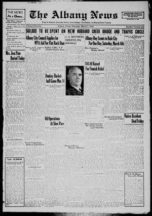 The Albany News (Albany, Tex.), Vol. 55, No. 21, Ed. 1 Thursday, March 7, 1940
