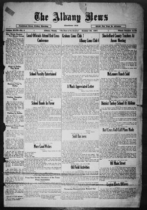 Primary view of object titled 'The Albany News (Albany, Tex.), Vol. 47, No. 4, Ed. 1 Friday, October 30, 1931'.