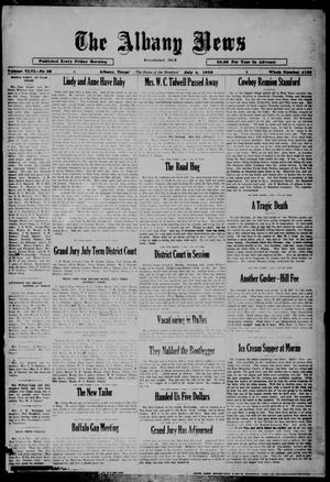 The Albany News (Albany, Tex.), Vol. 46, No. 39, Ed. 1 Friday, July 4, 1930