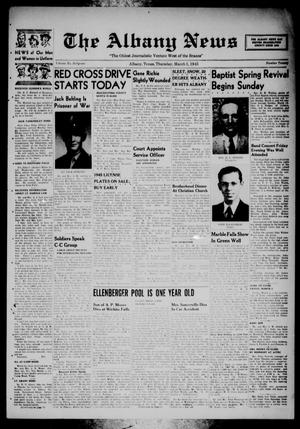 The Albany News (Albany, Tex.), Vol. 61, No. 20, Ed. 1 Thursday, March 1, 1945