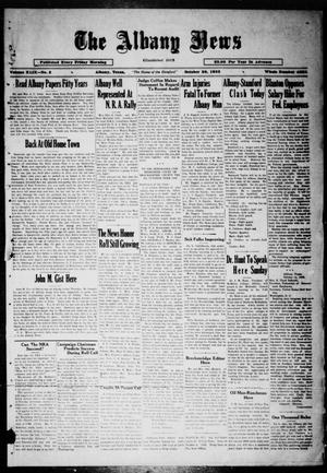 The Albany News (Albany, Tex.), Vol. 49, No. 3, Ed. 1 Friday, October 20, 1933
