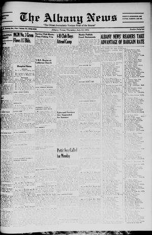 The Albany News (Albany, Tex.), Vol. 67, No. 42, Ed. 1 Thursday, July 12, 1951