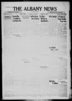 The Albany News (Albany, Tex.), Vol. 52, No. 53, Ed. 1 Thursday, October 7, 1937