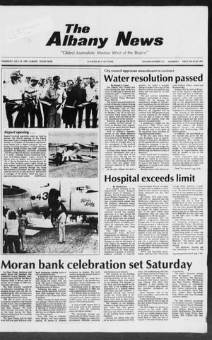 The Albany News (Albany, Tex.), Vol. 110, No. 5, Ed. 1 Thursday, July 18, 1985