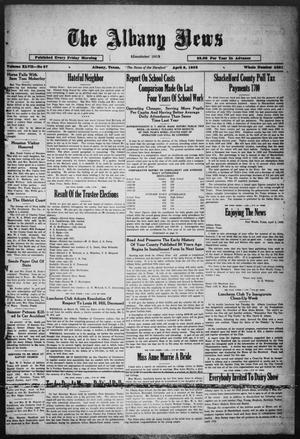 The Albany News (Albany, Tex.), Vol. 47, No. 27, Ed. 1 Friday, April 8, 1932