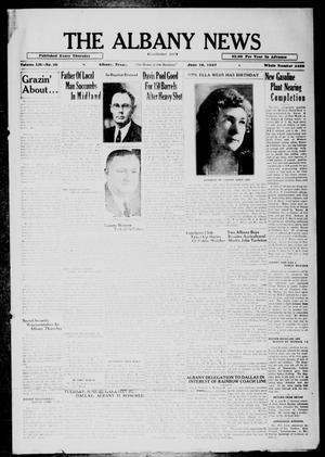 The Albany News (Albany, Tex.), Vol. 52, No. 36, Ed. 1 Thursday, June 10, 1937