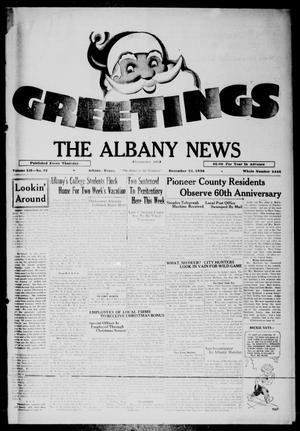The Albany News (Albany, Tex.), Vol. 52, No. 12, Ed. 1 Thursday, December 24, 1936
