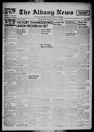 The Albany News (Albany, Tex.), Vol. 62, No. 5, Ed. 1 Thursday, November 15, 1945
