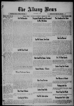 The Albany News (Albany, Tex.), Vol. 46, No. 45, Ed. 1 Friday, August 15, 1930