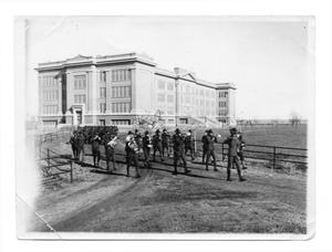 Primary view of object titled '[Students' Army Training Corps drills]'.