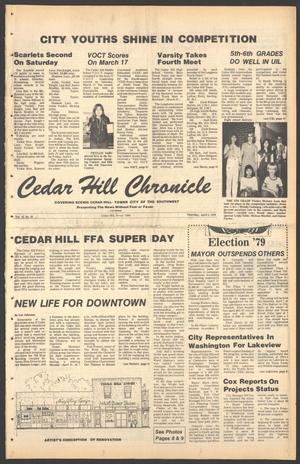 Primary view of object titled 'Cedar Hill Chronicle (Cedar Hill, Tex.), Vol. 15, No. 32, Ed. 1 Thursday, April 5, 1979'.