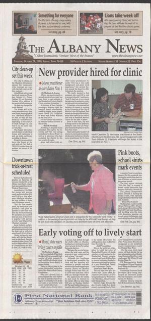 The Albany News (Albany, Tex.), Vol. 135, No. 22, Ed. 1 Thursday, October 21, 2010
