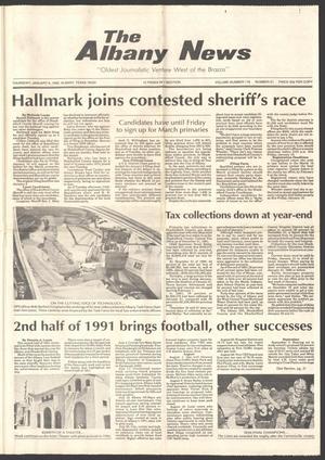 The Albany News (Albany, Tex.), Vol. 116, No. 31, Ed. 1 Thursday, January 9, 1992