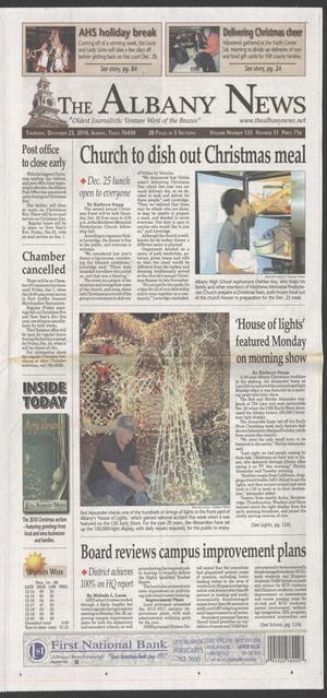 The Albany News (Albany, Tex.), Vol. 135, No. 31, Ed. 1 Thursday, December 23, 2010