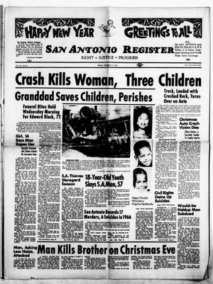 San Antonio Register (San Antonio, Tex.), Vol. 35, No. 44, Ed. 1 Friday, December 30, 1966