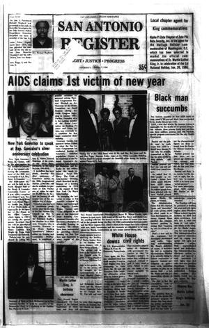 San Antonio Register (San Antonio, Tex.), Vol. 54, No. 39, Ed. 1 Thursday, January 9, 1986